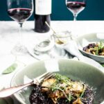 Black rice risotto recipe