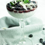 Chia panna cotta with blueberries Chia panna cotta