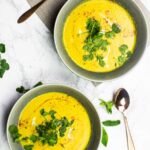 Roasted cauliflower soup