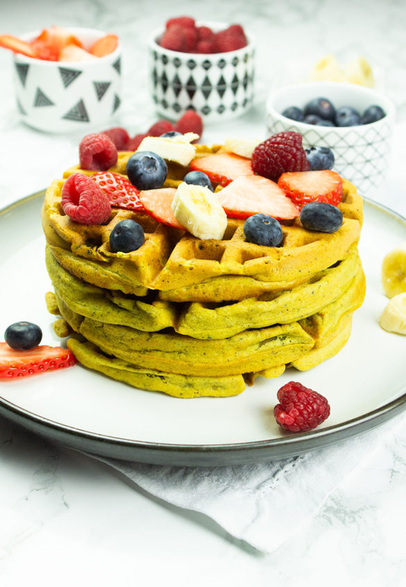 Healthy Homemade Waffles Vegan + Glutenfree The AntiCancer Kitchen