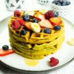 Healthy homemade waffles - gluten-free and vegan