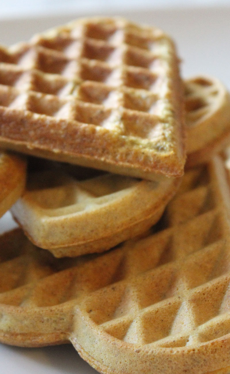 Healthy Turmeric & Chia Seeds Waffles The AntiCancer Kitchen
