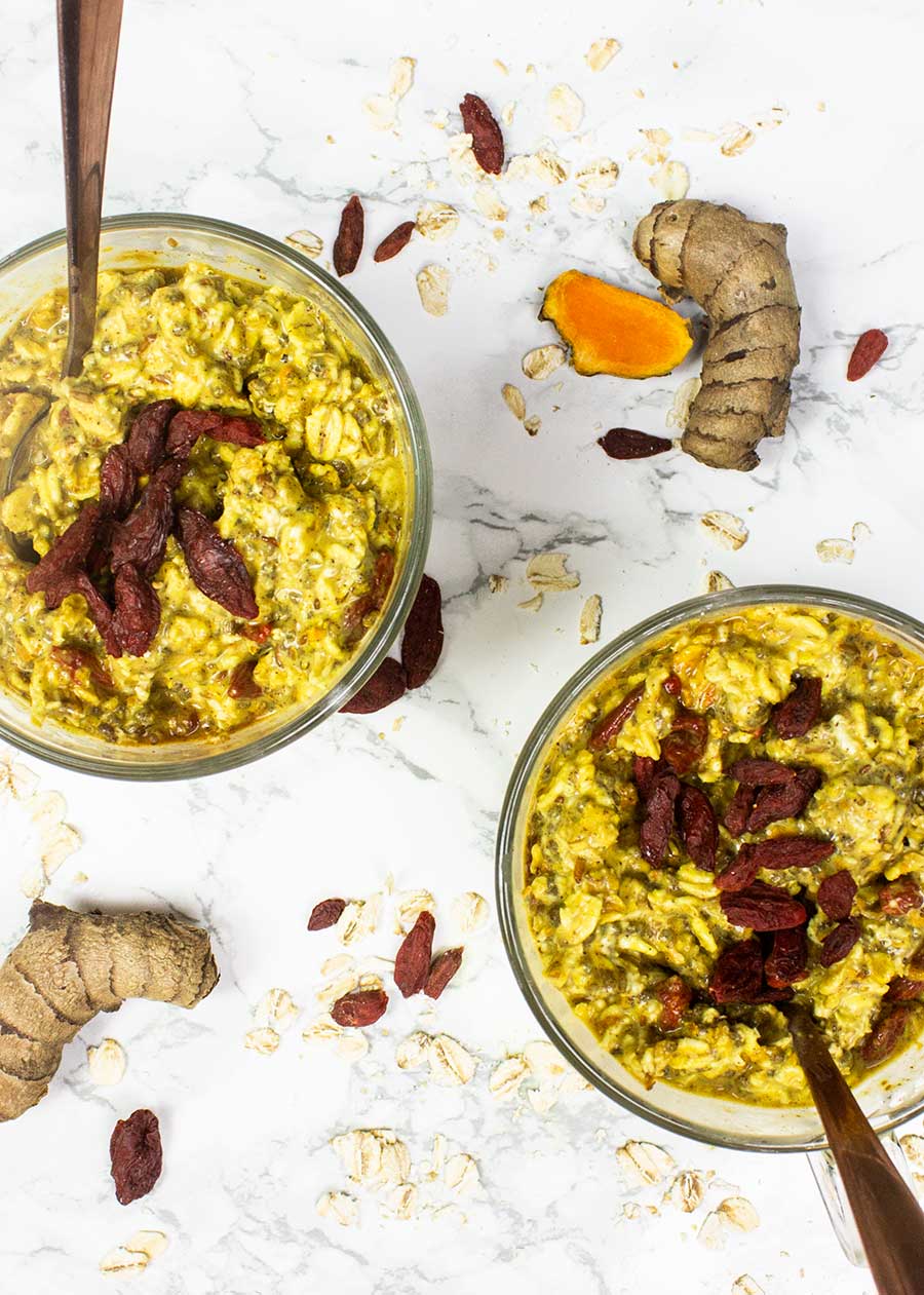 Anti-inflammatory overnights oats 