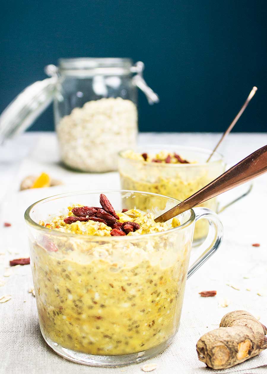 Turmeric Overnight Oats | The Anti-Cancer Kitchen