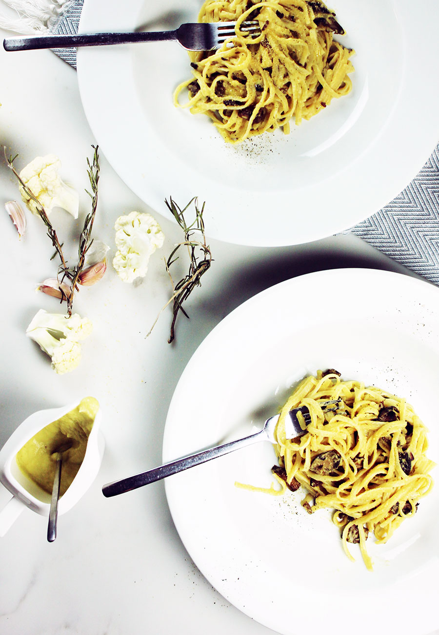 Vegan carbonara