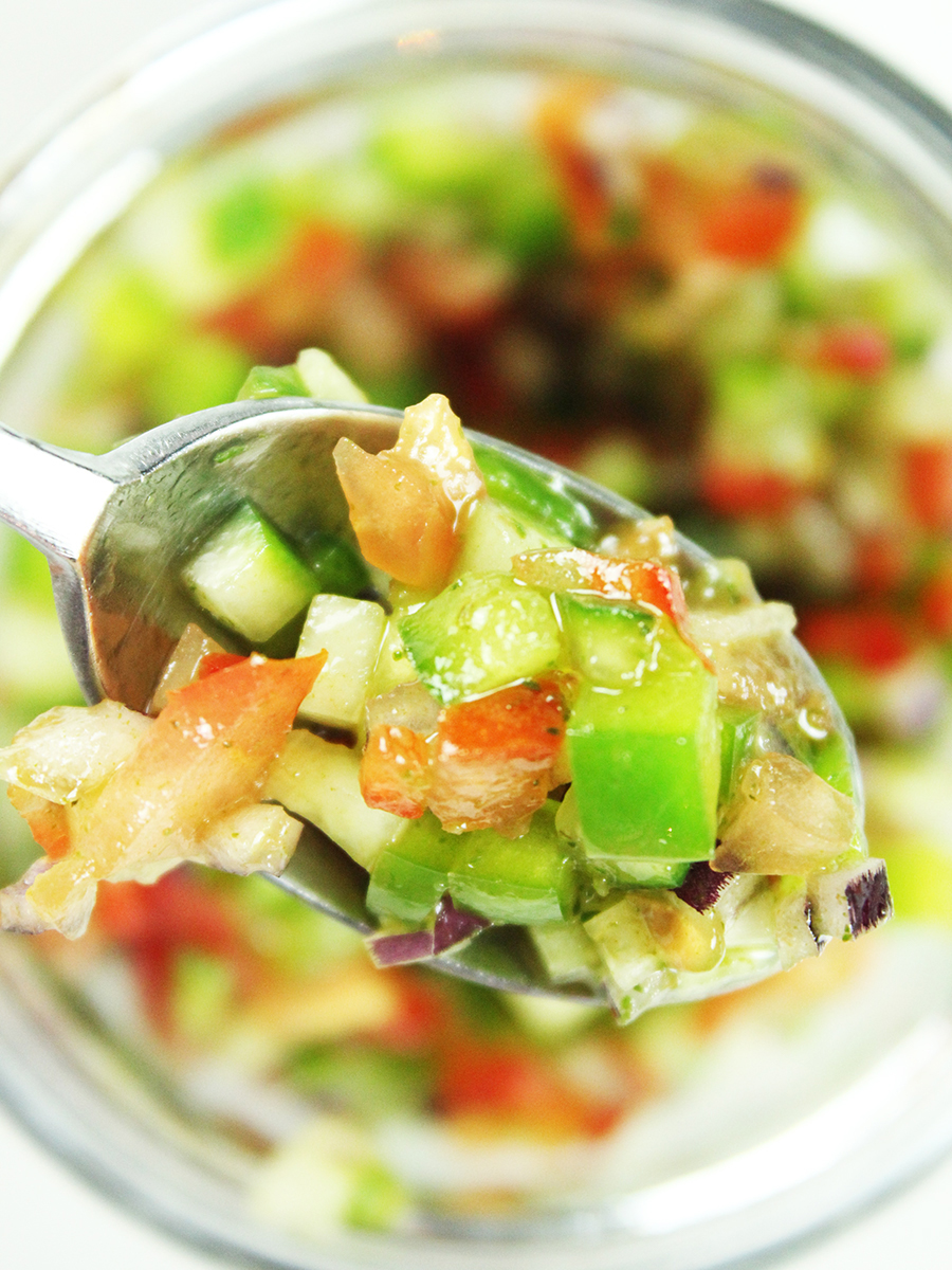 classic chilled gazpacho salad