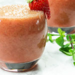 Grapefruit Strawberry Breakfast Smoothie