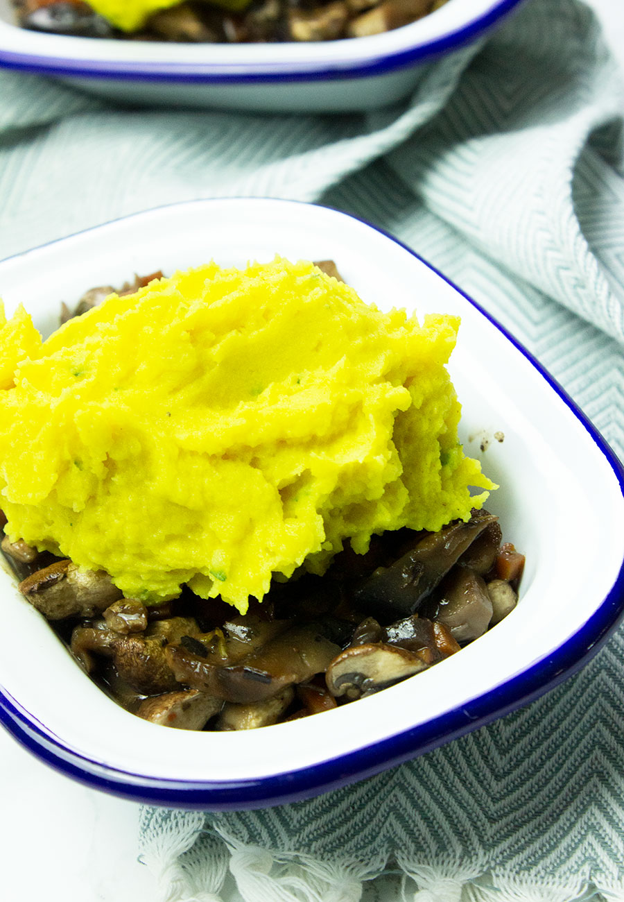 Mushroom Cottage Pie Plant-based