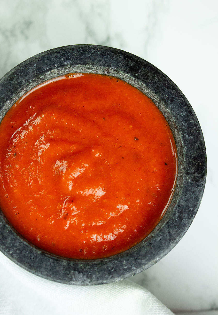 Super healthy Spanish Bravas sauce