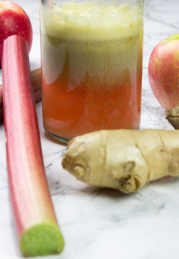 Rhubarb Juice Recipe with Apple and Ginger The AntiCancer Kitchen