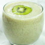 Alkaline kiwi banana ginger smoothie