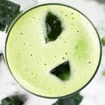Kale juice recipe with pear and ginger