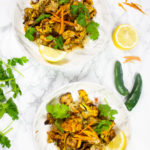 Vegan biryani recipe with jackfruit done in under 30 minutes.