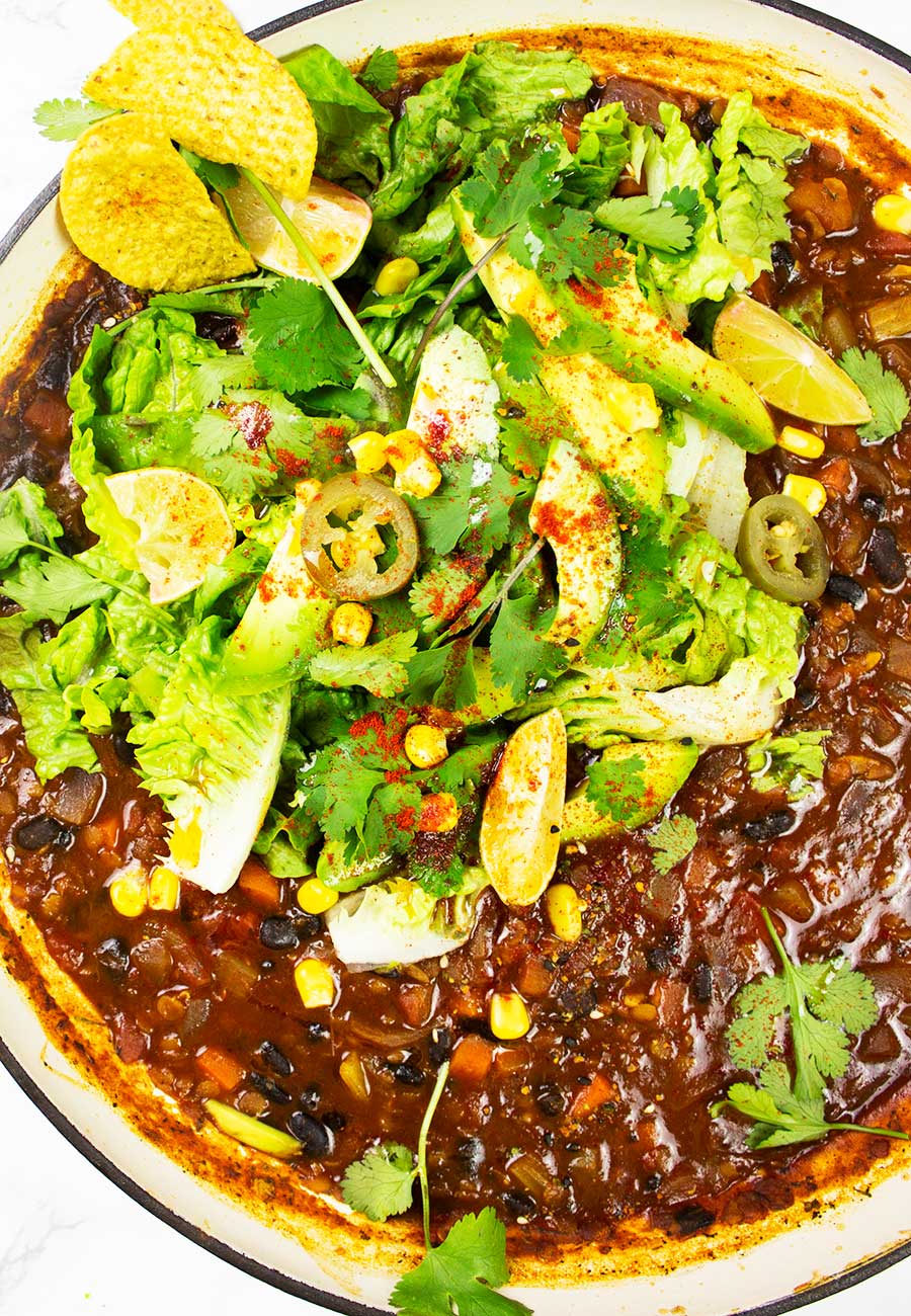 Healthy chili recipe