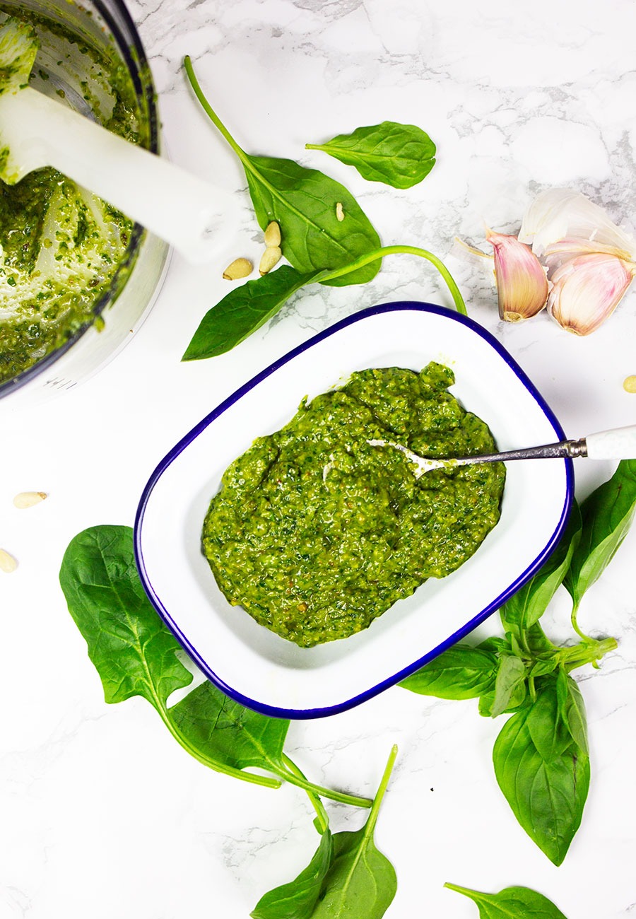 Vegan pesto recipe 