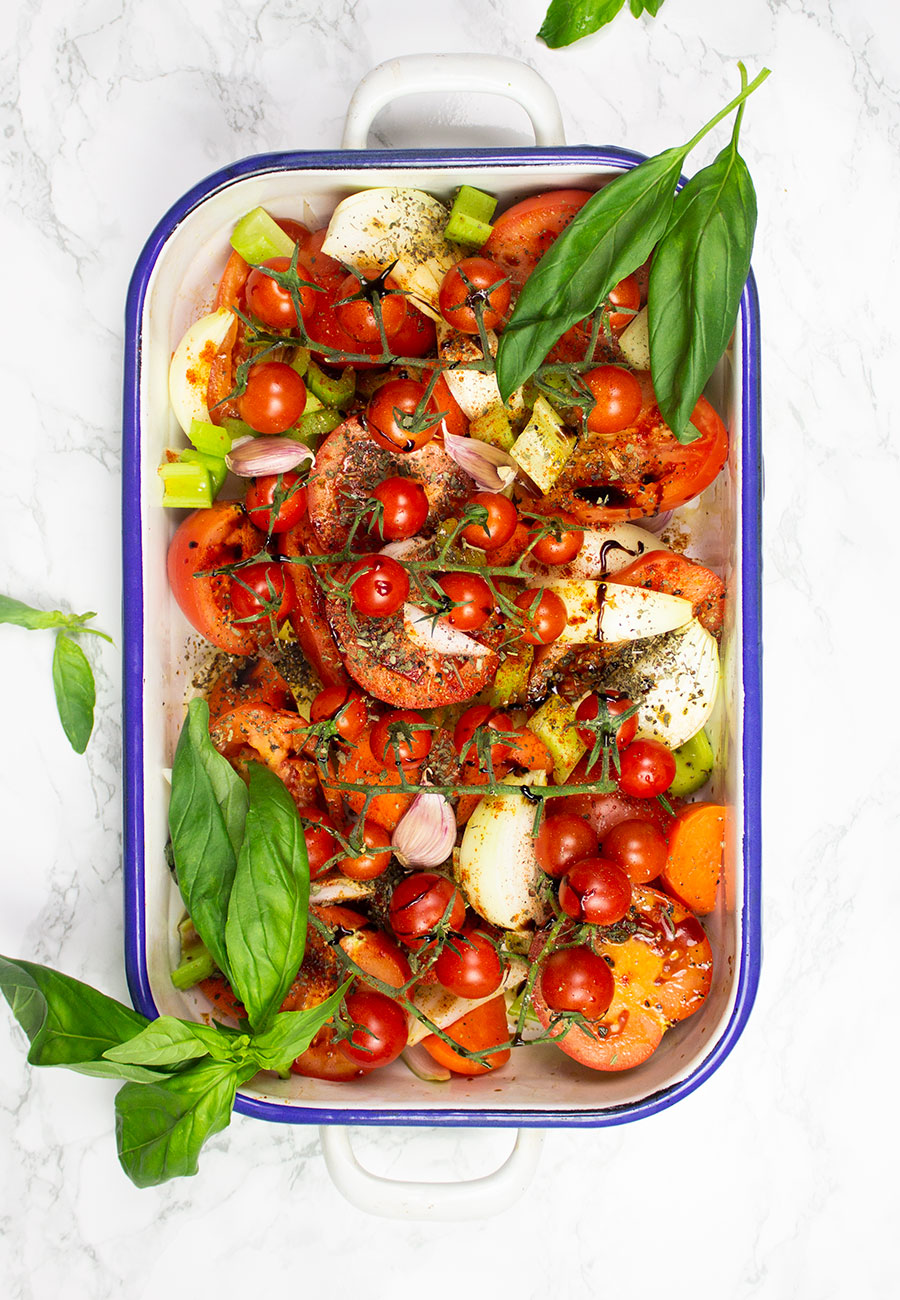 Roasting tomato vegetable soup