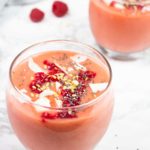 Quick raspberry mango smoothie