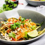 Vegan Pad Thai recipe with sweet potato noodles