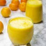 Clementine smoothie with turmeric