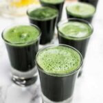 Wellness shot with spirulina