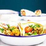 Vegan gyros with cauliflower