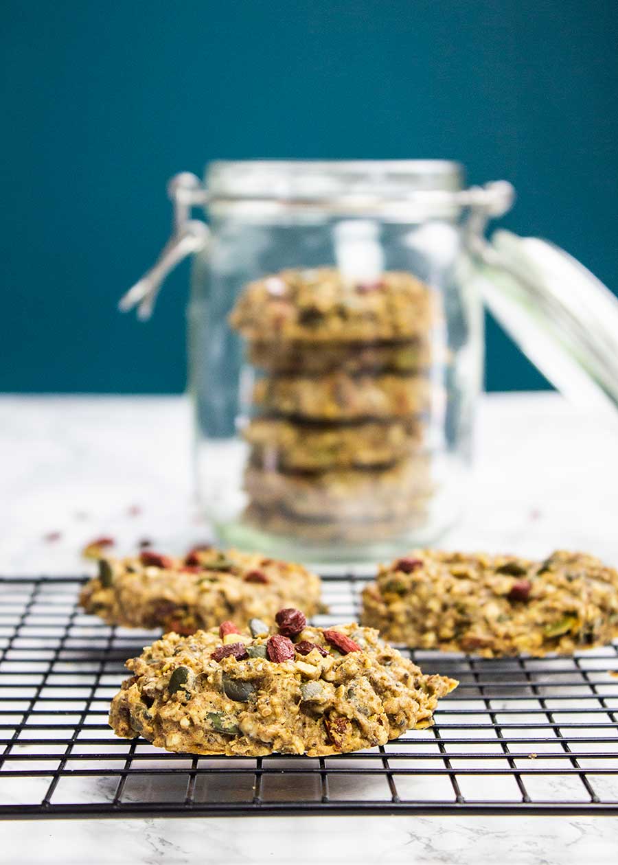 Healthy superfood cookies 