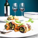 Eggplant rollatini/aubergine cannelloni