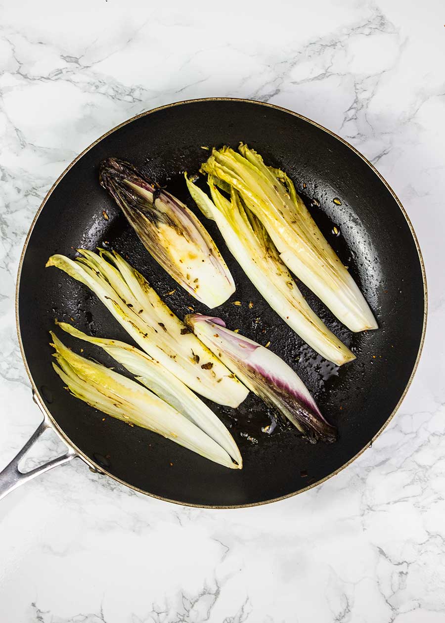 Frying endive