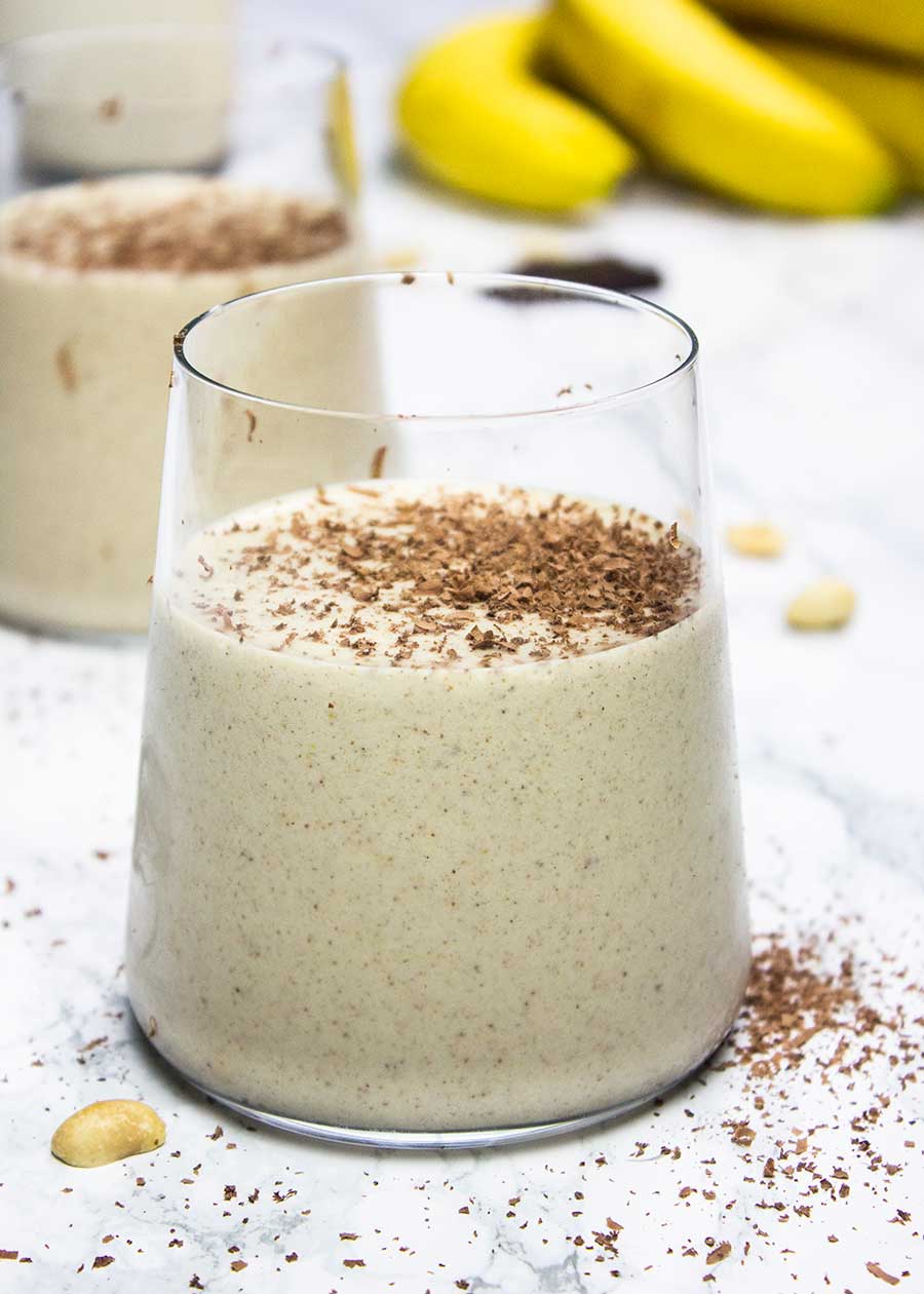 Healthy peanut butter smoothie