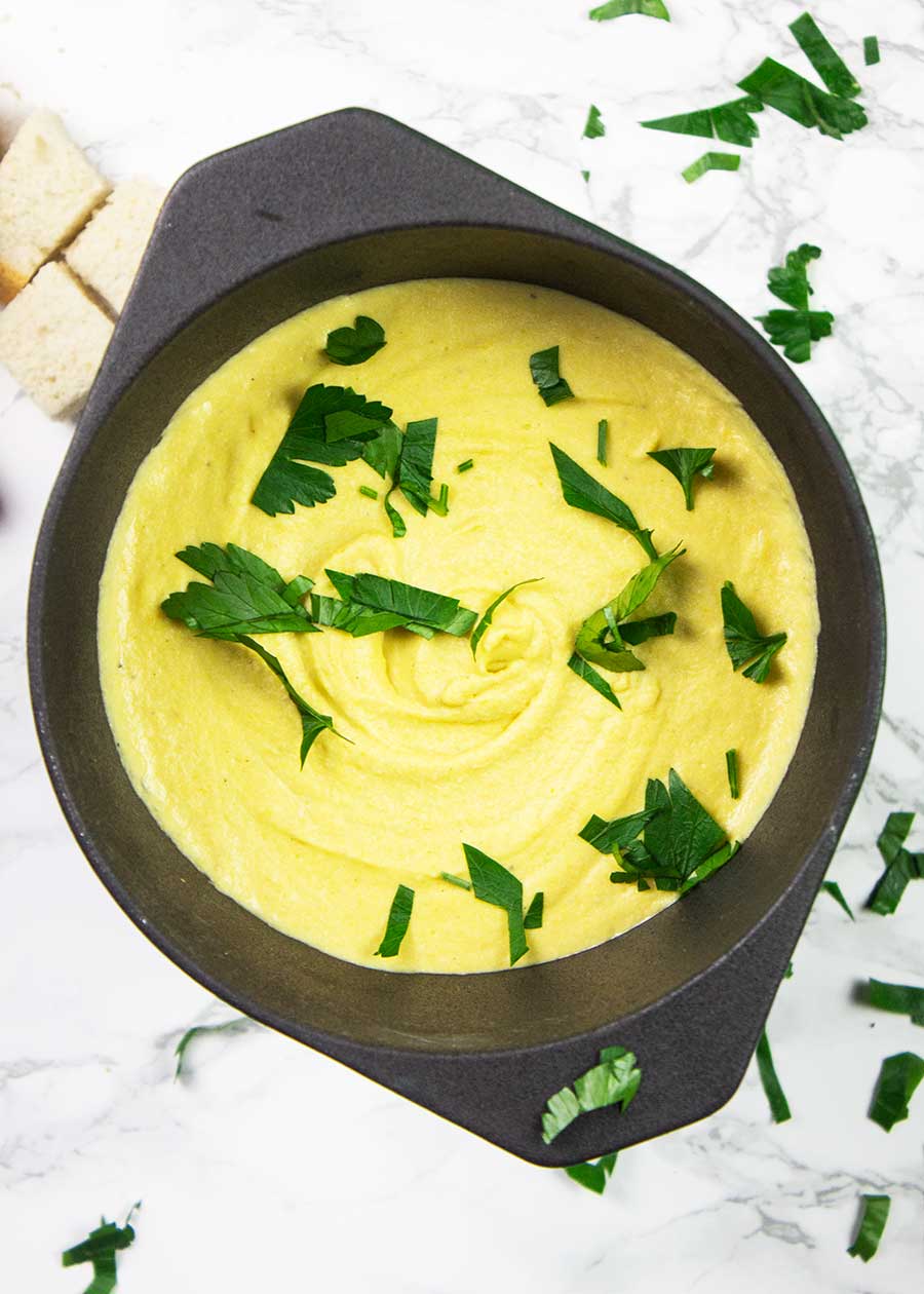 Creamy easy pumpkin fondue 