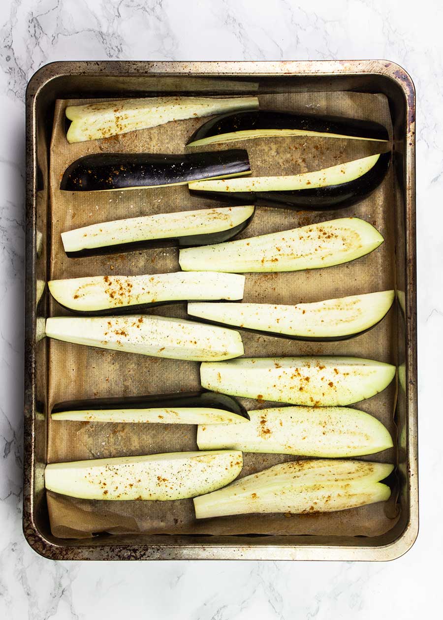 How to roast eggplant